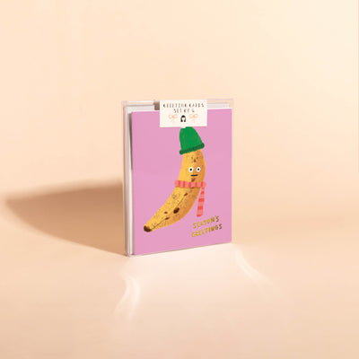 COZY BANANA - Holiday Card Box Set of 6