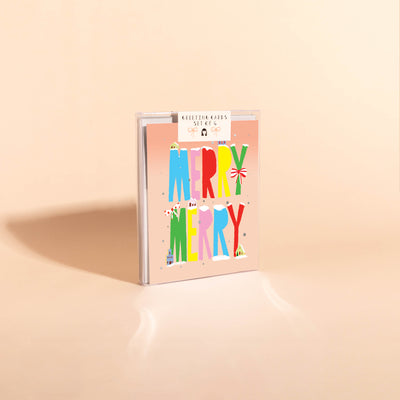 MERRY VILLAGE - Holiday Card Box Set of 6
