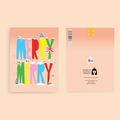 MERRY VILLAGE - Holiday Card Box Set of 6