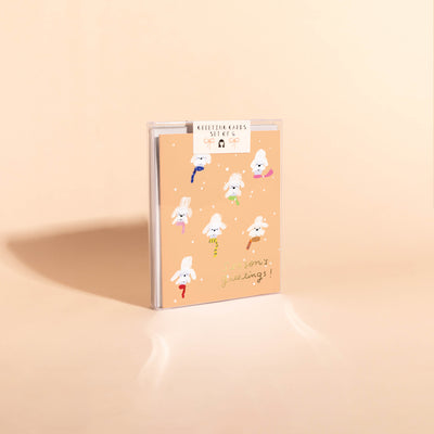 POODLE GREETINGS - Holiday Card Box Set of 6