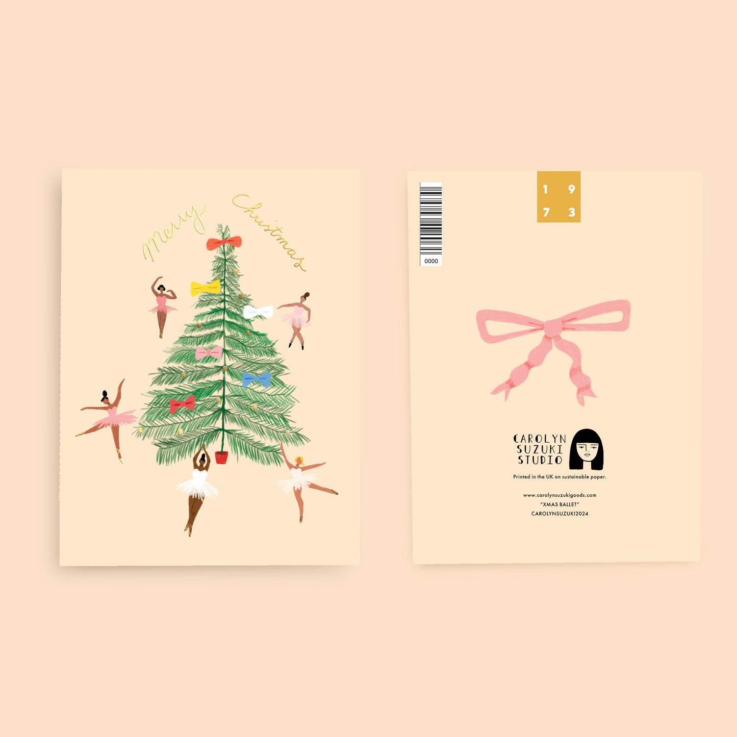 XMAS BALLET - Holiday Card Box Set of 6