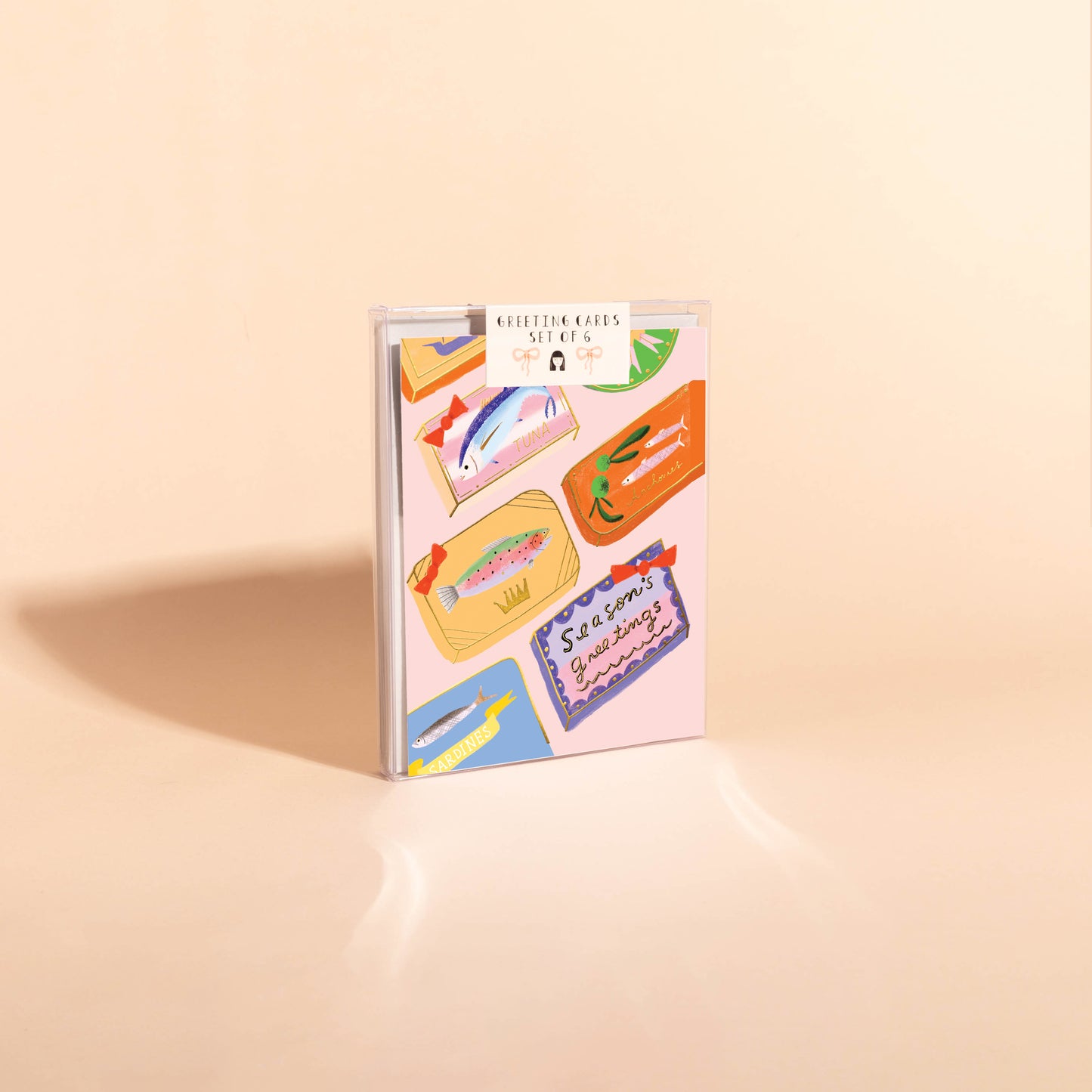 DELICIOUS PINK - Holiday Card Box Set of 6