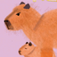 CAPYBARA BABY - Baby Card