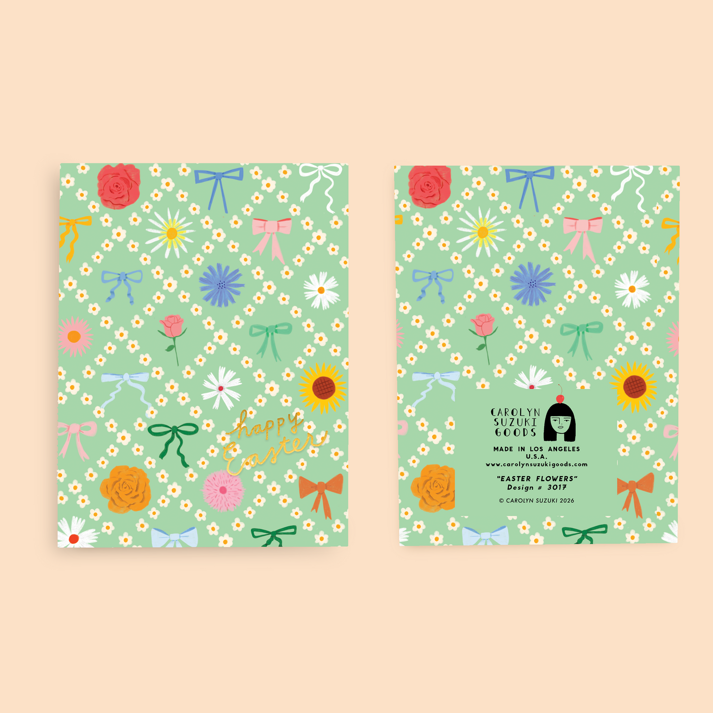 EASTER FLOWERS - Easter Card