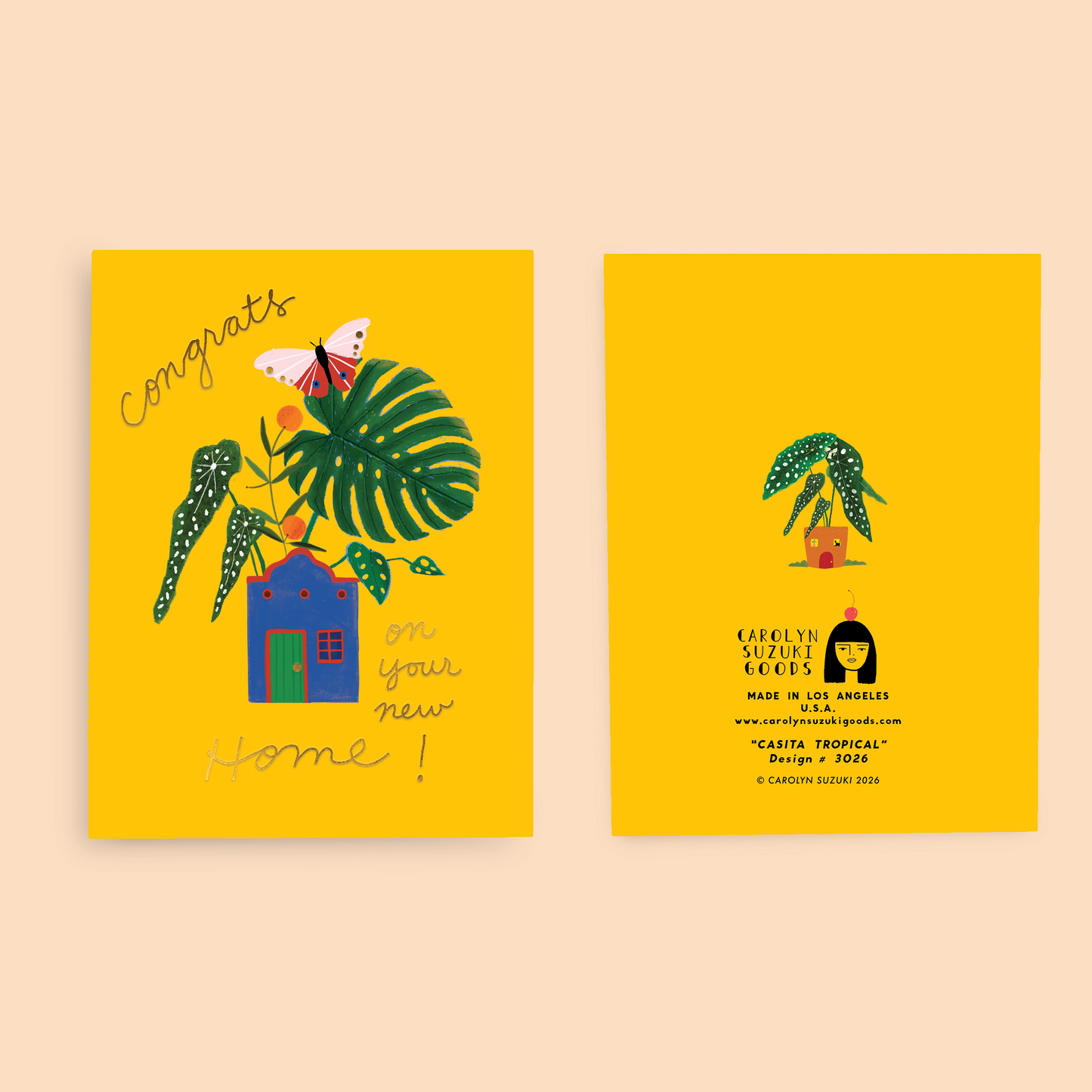 CASITA TROPICAL - Special Occassion Card