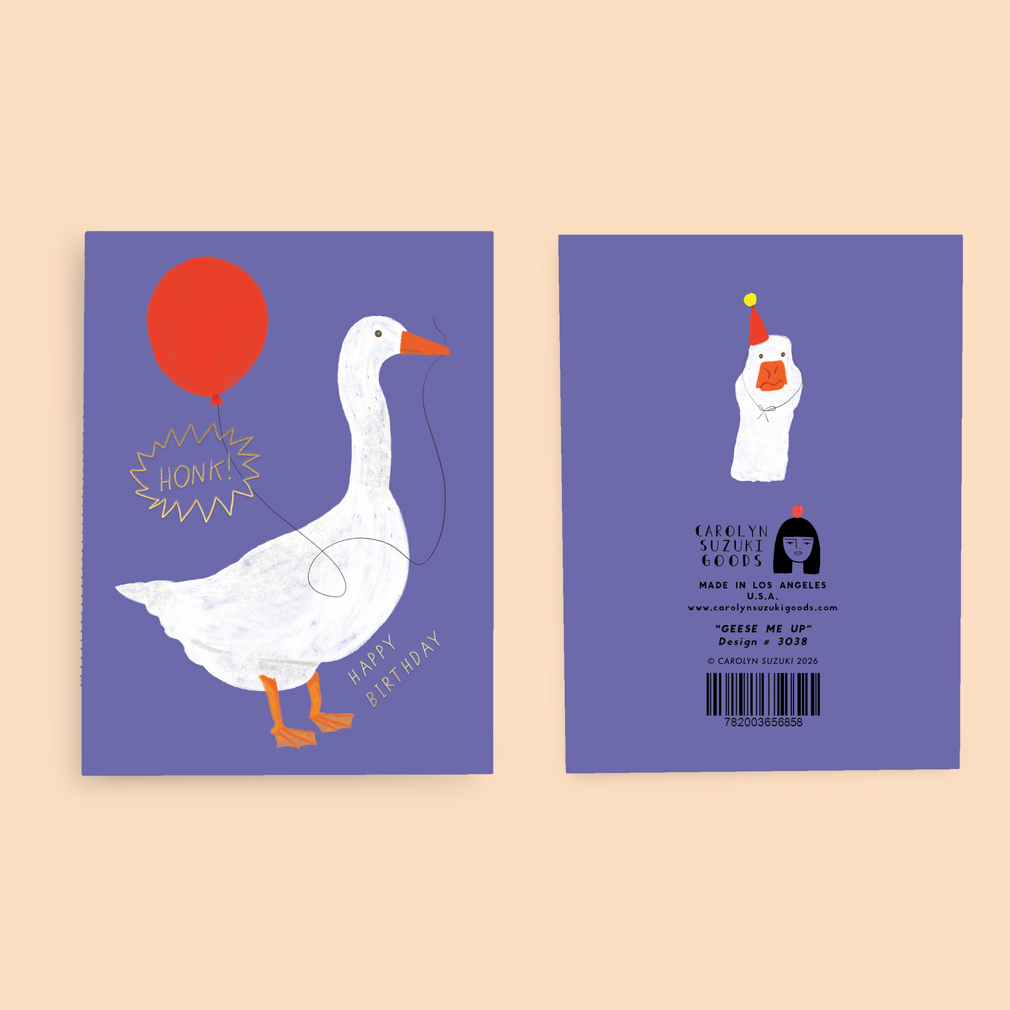 GEESE ME UP - Birthday Card
