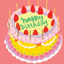 ICHIGO CAKE - Birthday Card