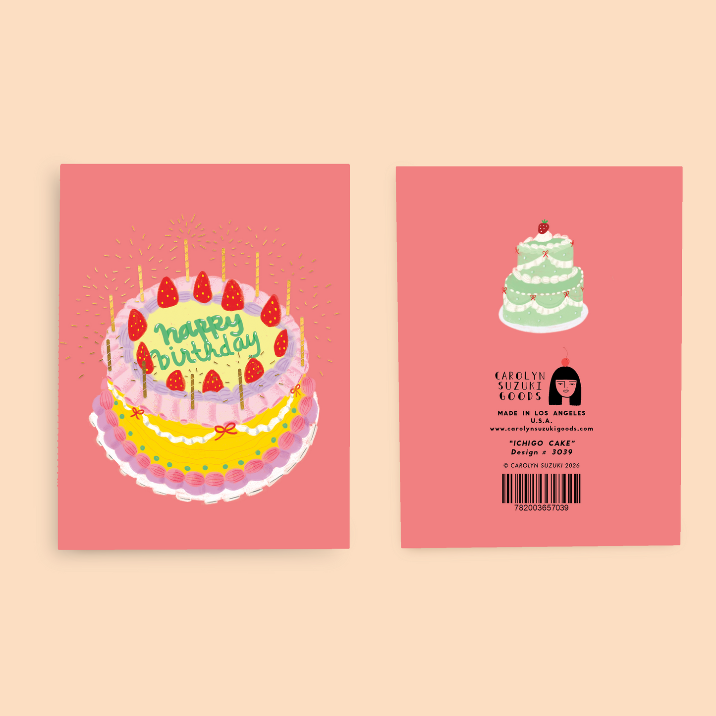 ICHIGO CAKE - Birthday Card