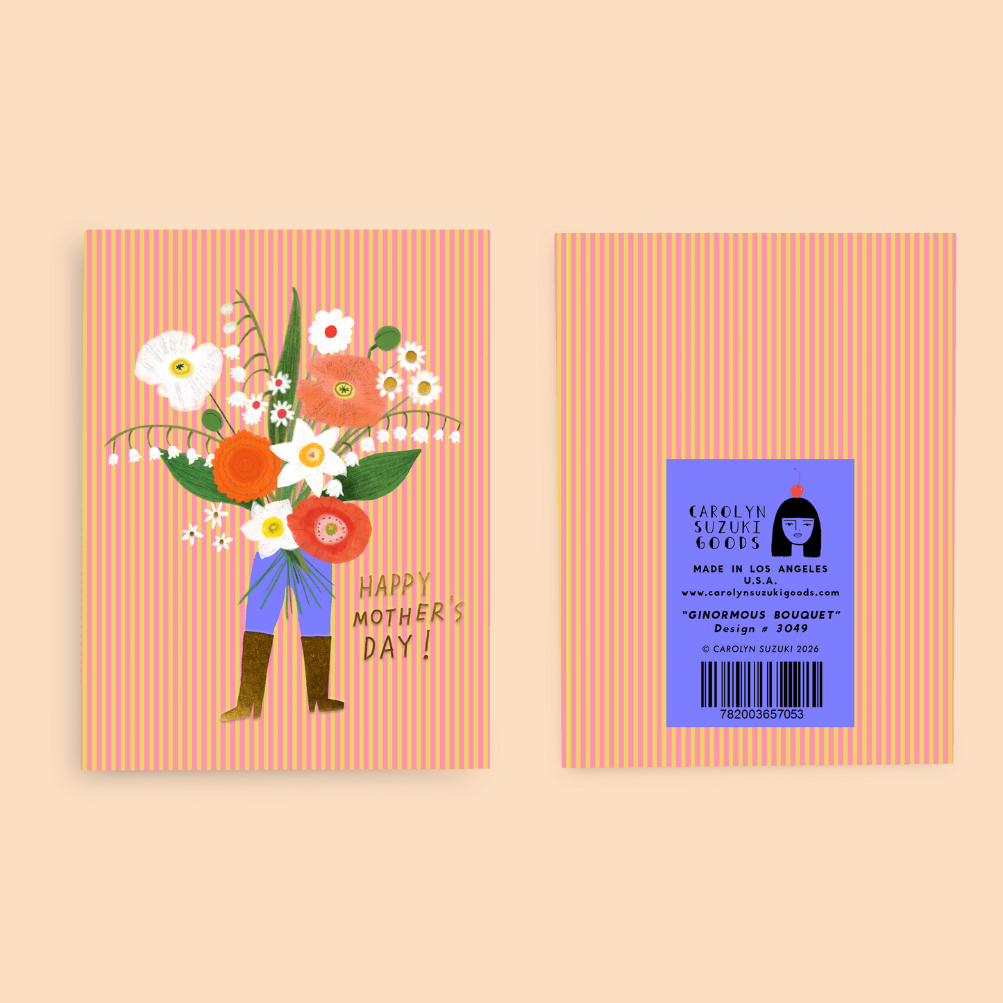 GINORMOUS BOUQUET- Mother's Day Card