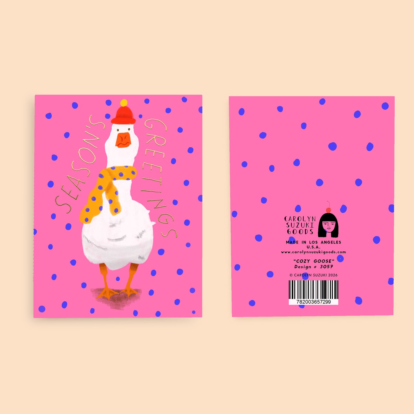 TOASTY GOOSE - Holiday Boxed Set of 6