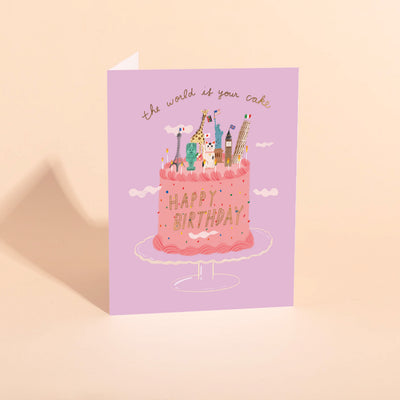 ADVENTURE CAKE - Birthday Card