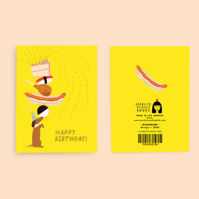 GOURMAND - Birthday Card