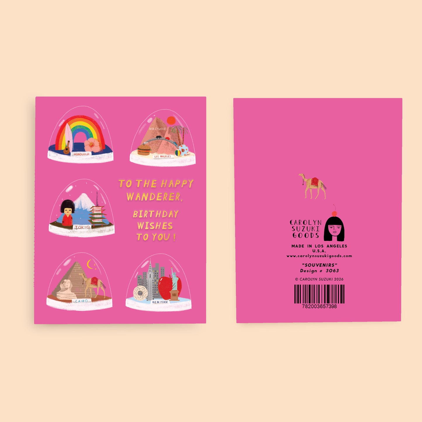 SOUVENIRS - Birthday Card
