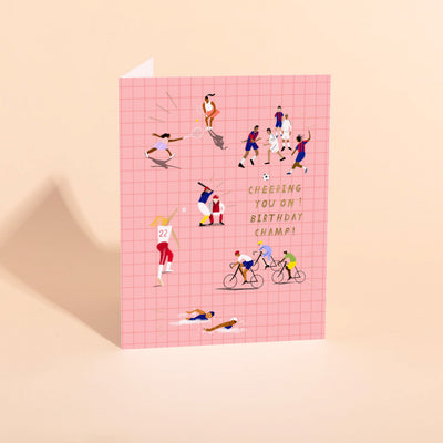 SPORTY BIRTHDAY- Birthday Card