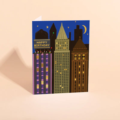 BRIGHT LIGHTS BIG CITY TK - Birthday Card