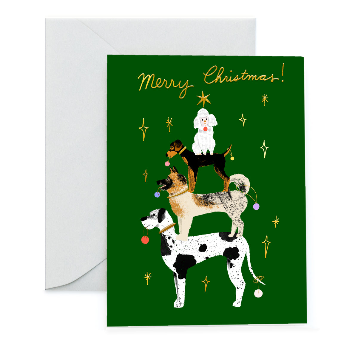 PUP TREE Holiday Card Carolynsuzukigoods pup-tree-holiday-card-carolynsuzukigoods