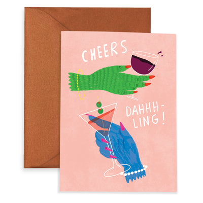 CHEERS DAHLING - Special Occasion Card