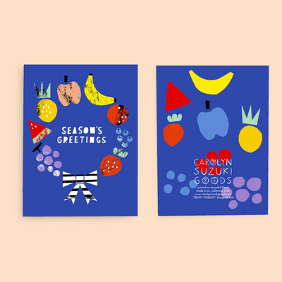 FRUITY WREATH - Holiday Card