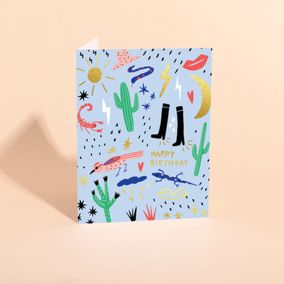 CALIFORNIA SUN - Birthday Card