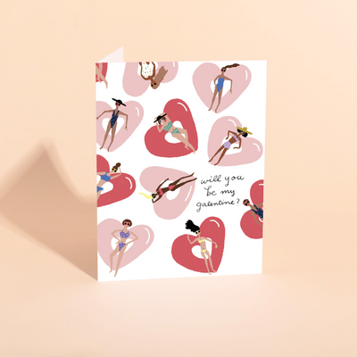 FLOATING FOREVER - Valentine Card