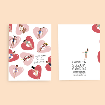 FLOATING FOREVER - Valentine Card