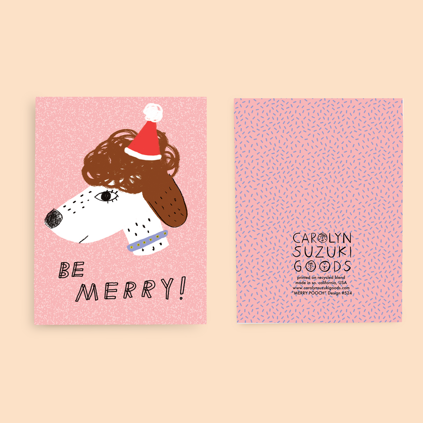 MERRY POOCH - Holiday Card