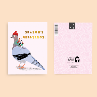 ROCK PIGEON - Holiday Card