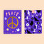 GOLDEN PEACE SIGN - Holiday Card