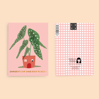 CASITA BEGONIA  - Greeting Card