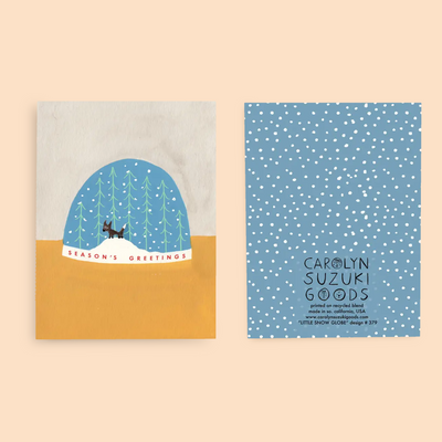 LITTLE SNOW GLOBE - Holiday Card