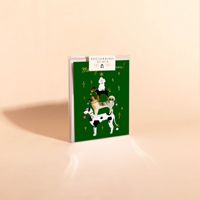 PUP TREE - Holiday Card Box Set of 6