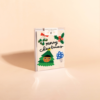 MERRY MUGS - Holiday Card Box Set of 6