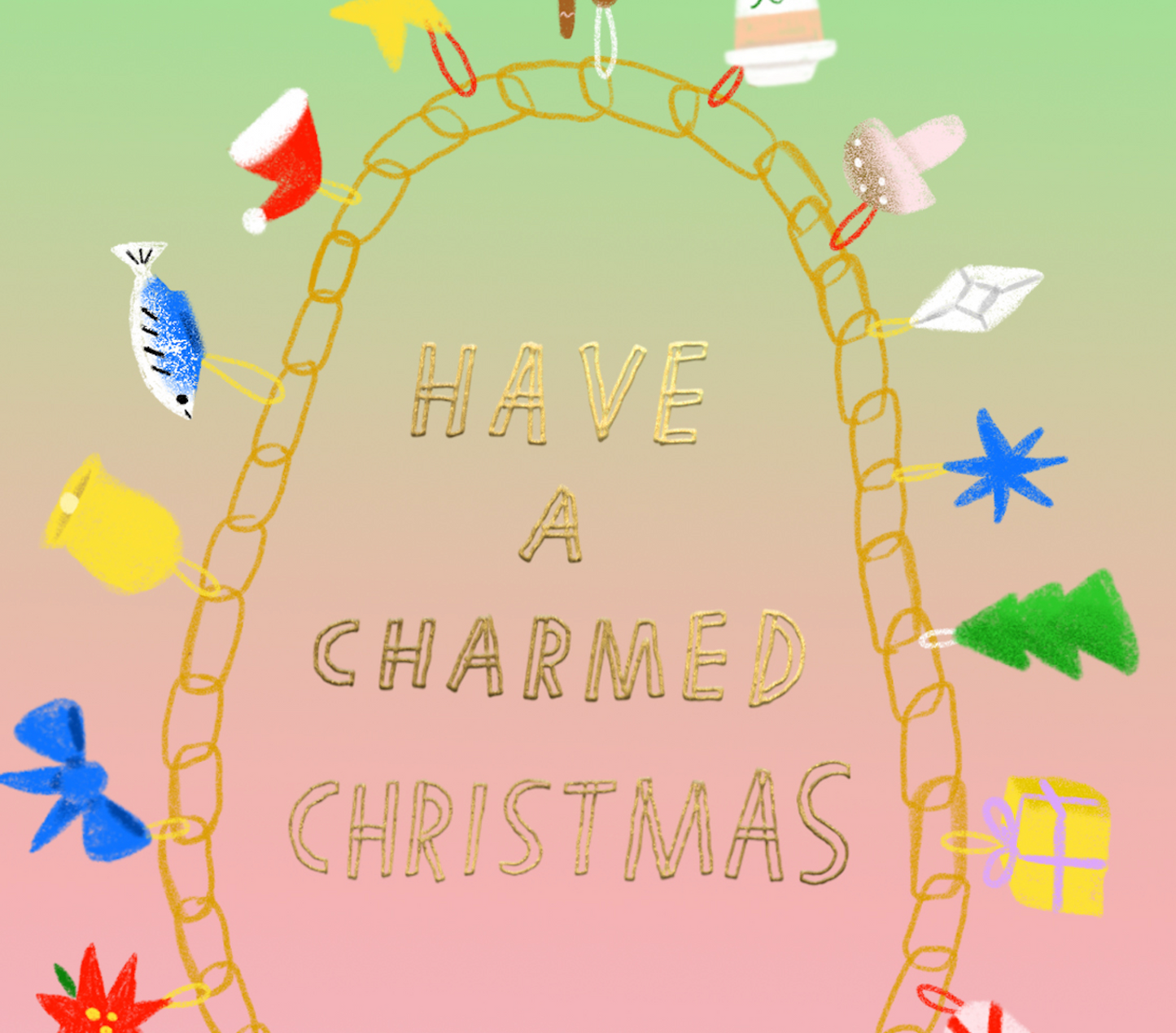 CHRISTMAS CHARM - Holiday Card