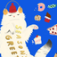 FULLY MAXED CAT - Holiday Card