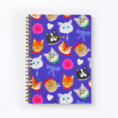CAT FANCY LARGE SPIRAL NOTEBOOK