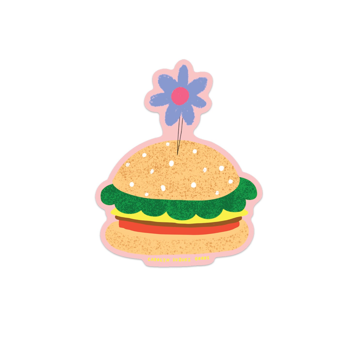 Burger Love - Die Cut Sticker