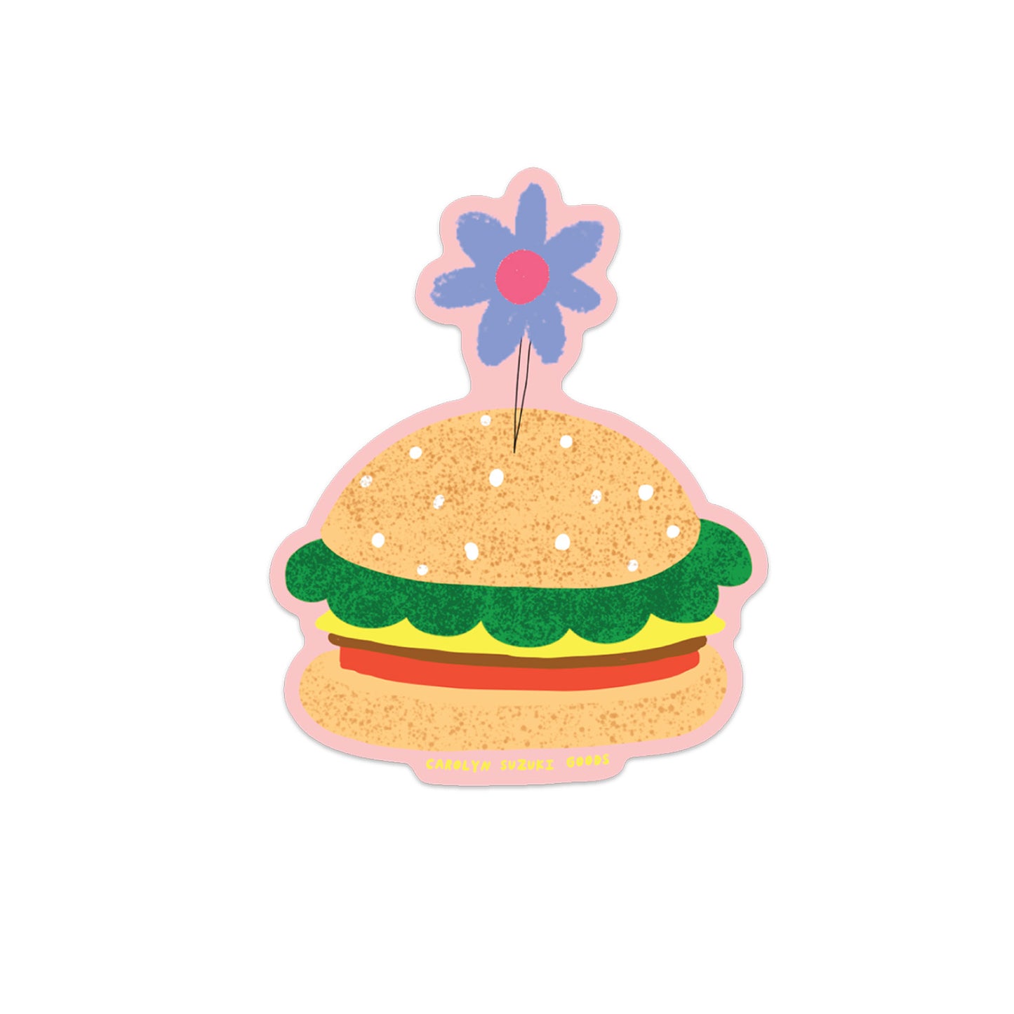Burger Love - Die Cut Sticker