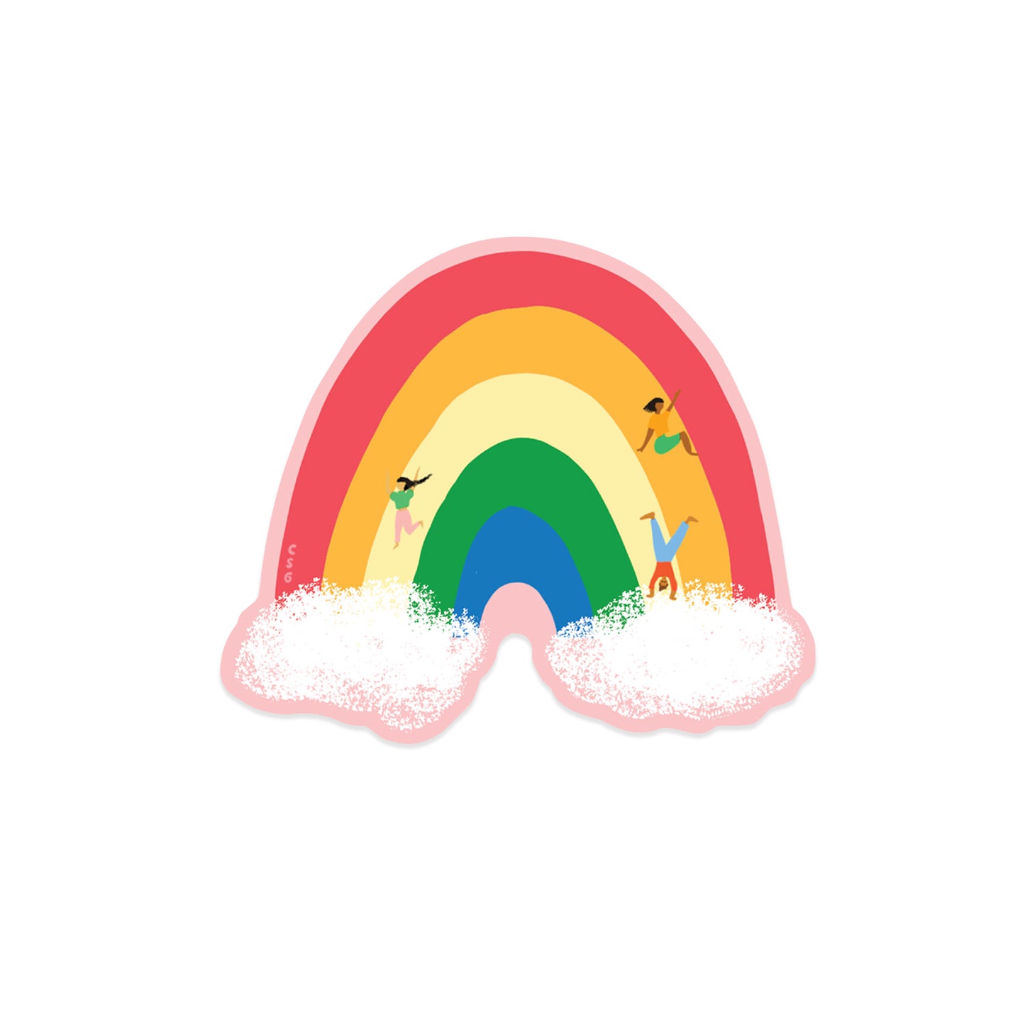 Rainbow Slide - Die Cut Sticker