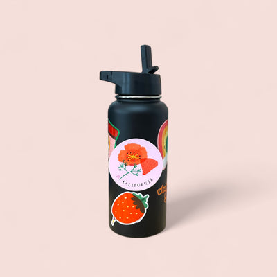 Cali Poppy - Die Cut Sticker