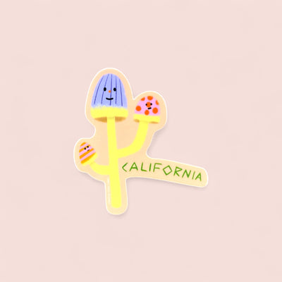Cali Shrooms - Die Cut Sticker
