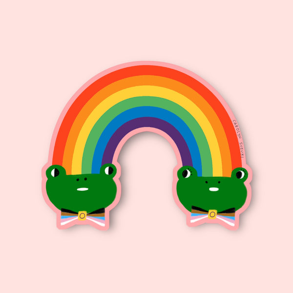 RAINBOW CONNECTION STICKER – carolynsuzukigoods