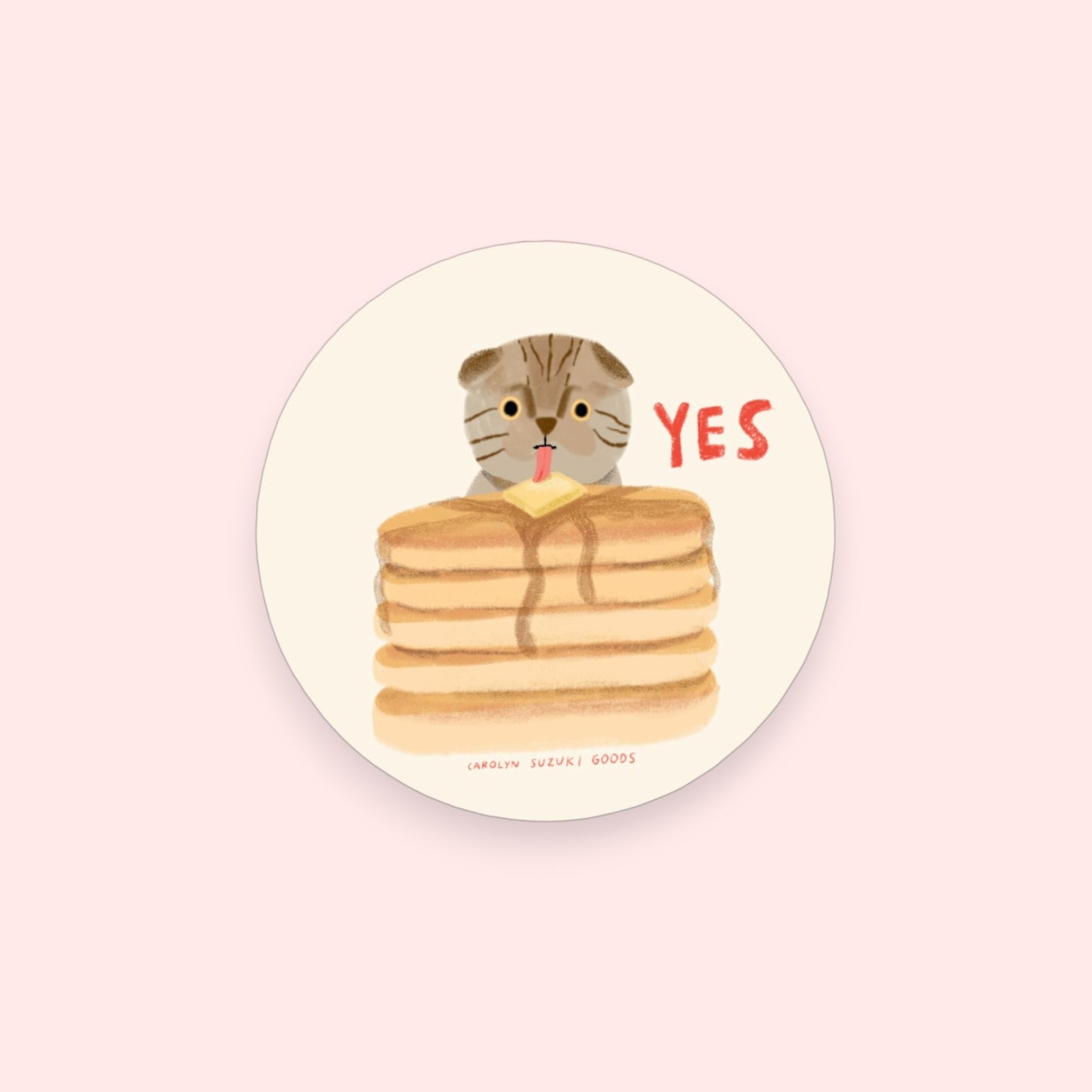 Pancakes - Die Cut Sticker