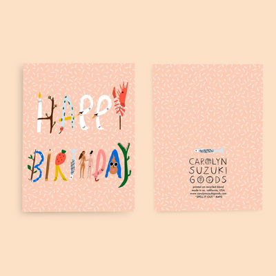 SPELL IT OUT - Birthday Card
