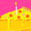 PIZZA CAKE - Birthday Cake