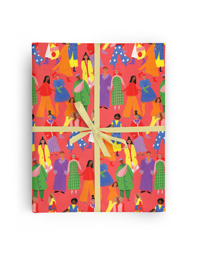 CITY FOLK - Rolled Gift Wrap