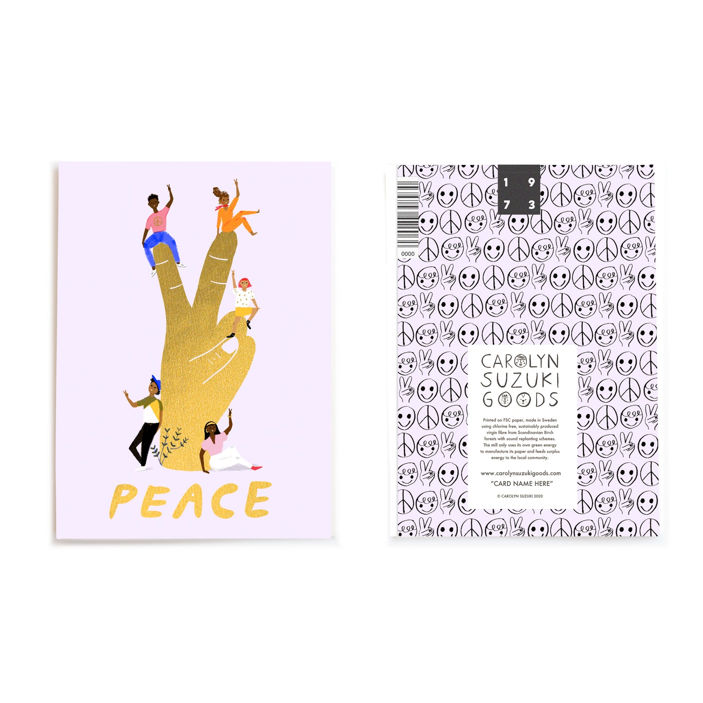 PEACE SCULPTURE - Holiday Card