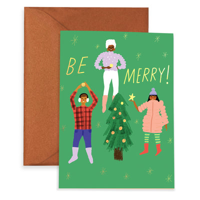 TREE TRIMMING - Holiday Card