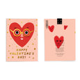 HEART FACE - Valentine's Day Card