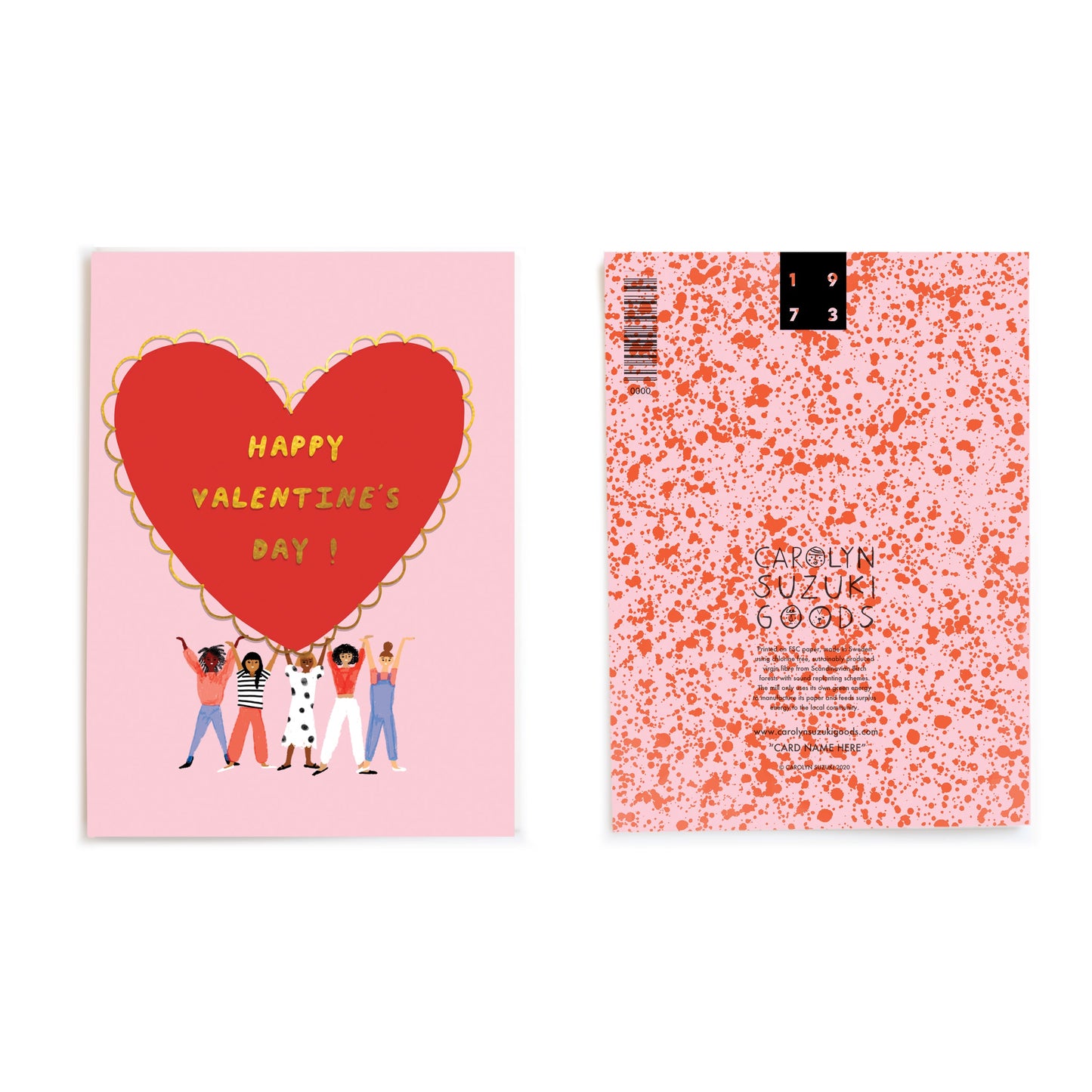 WE LOVE YOU - Valentine's Day Card