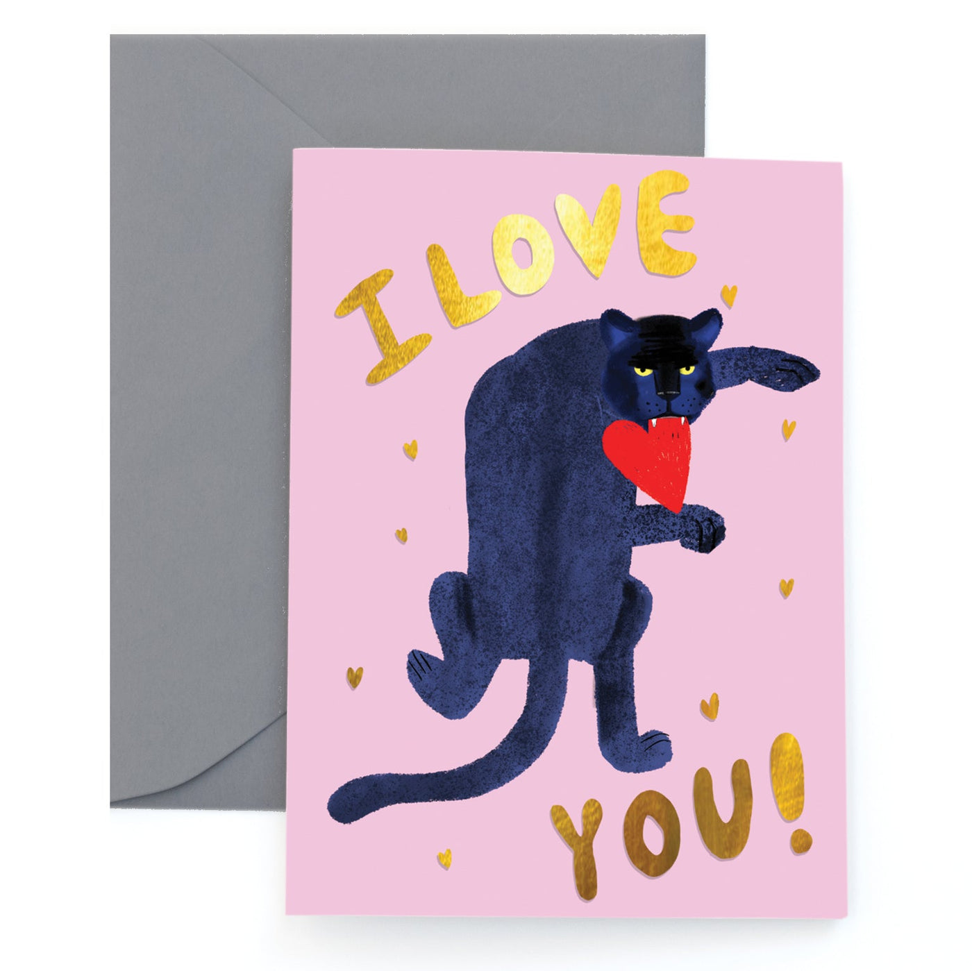 BIG CAT LOVE - Love Card